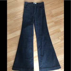 Rollas Eastcoast Flare Corduroys in Black 26”